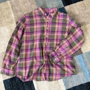 Ralph Lauren Custom Fit Plaid Button Down XL